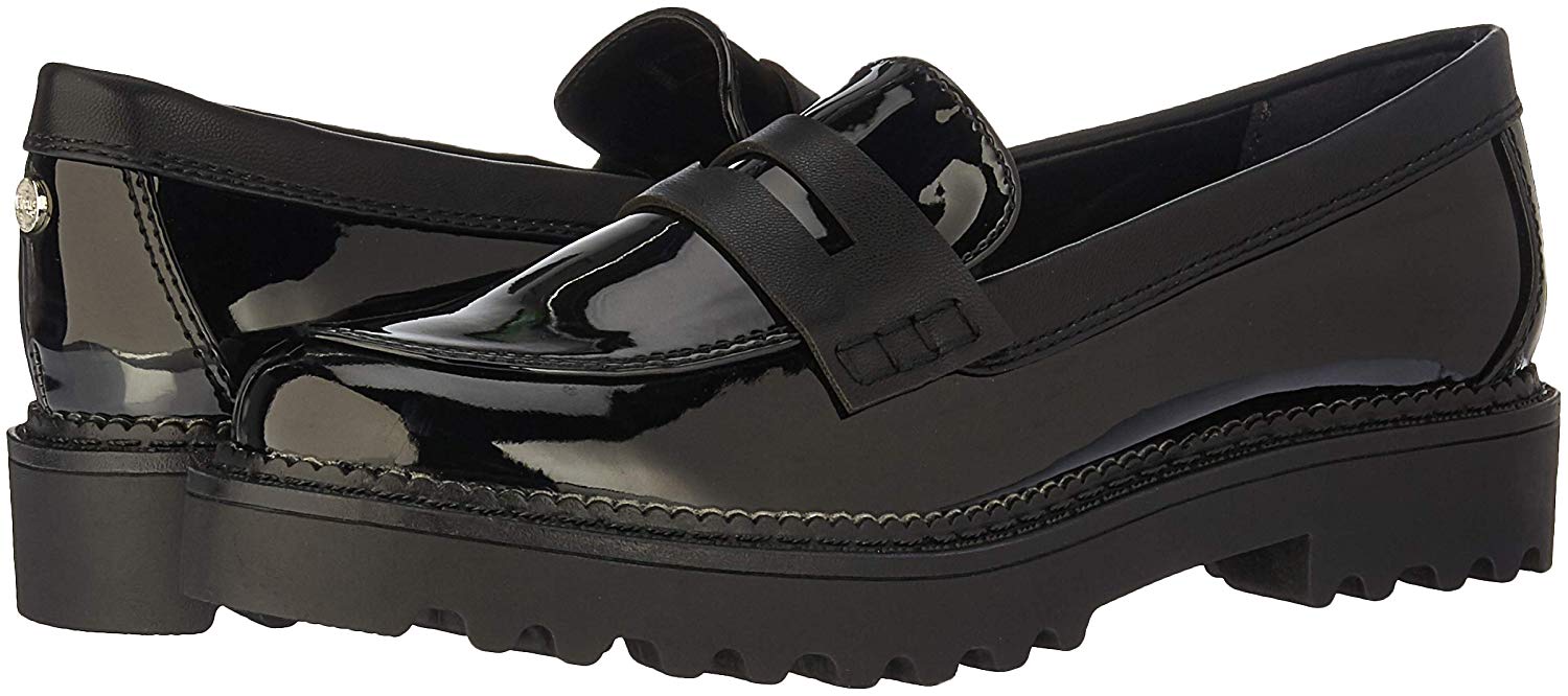 Circus by Sam Edelman Womens Dillon Fabric Closed Toe Loafers, Black ...
