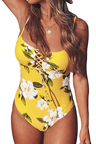 cupshe yellow one piece