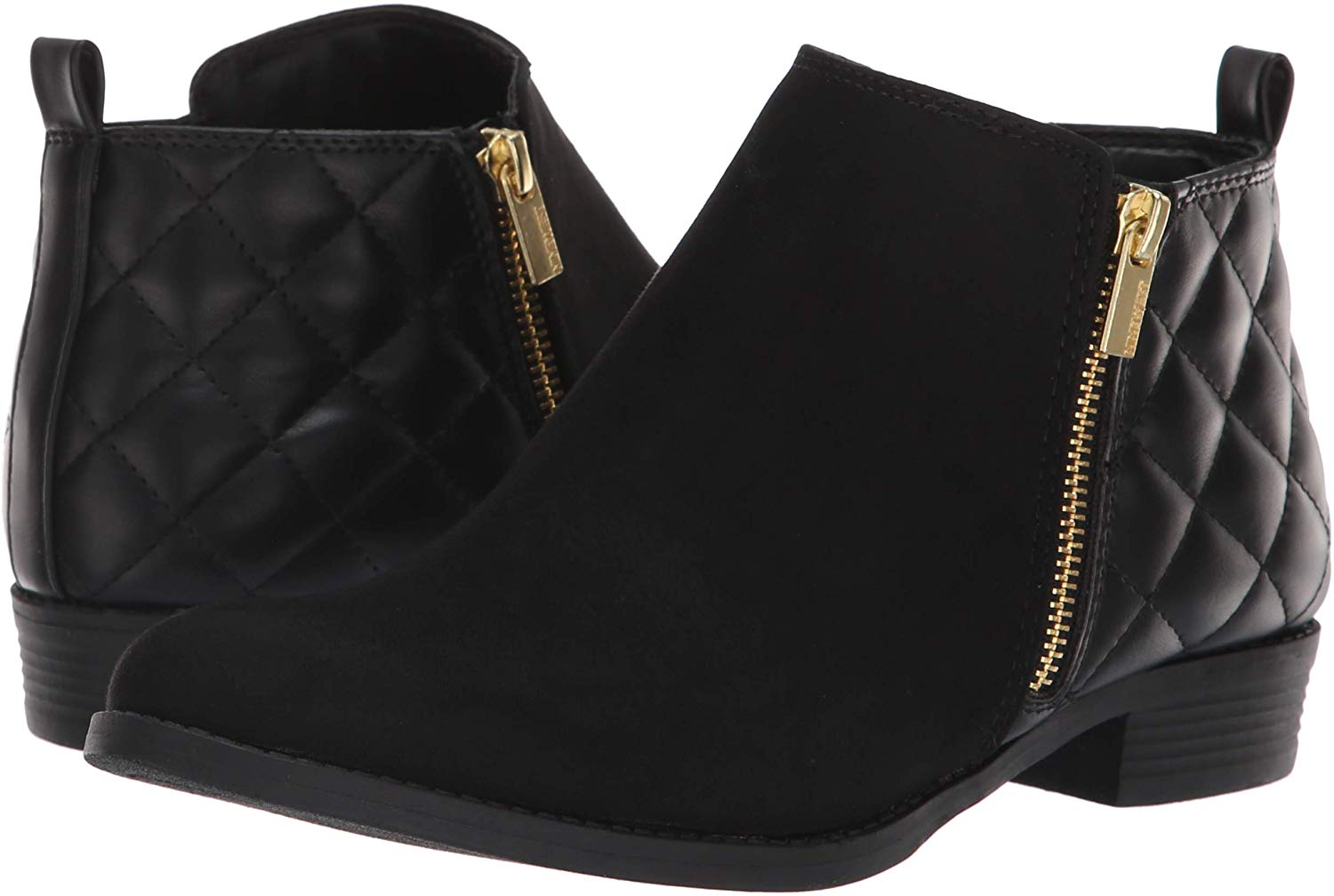 pull on wedge booties