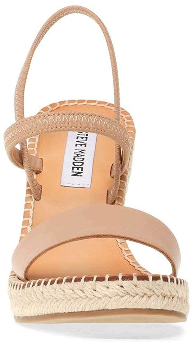 steve madden tan open toe heel sandals