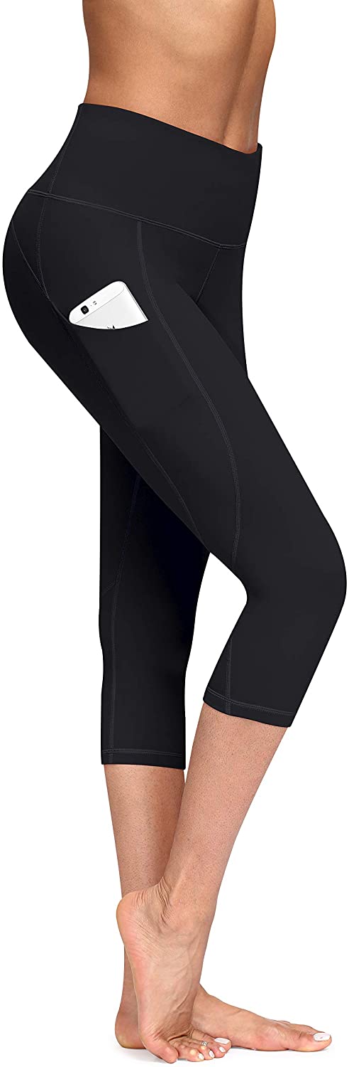 high rise yoga capris