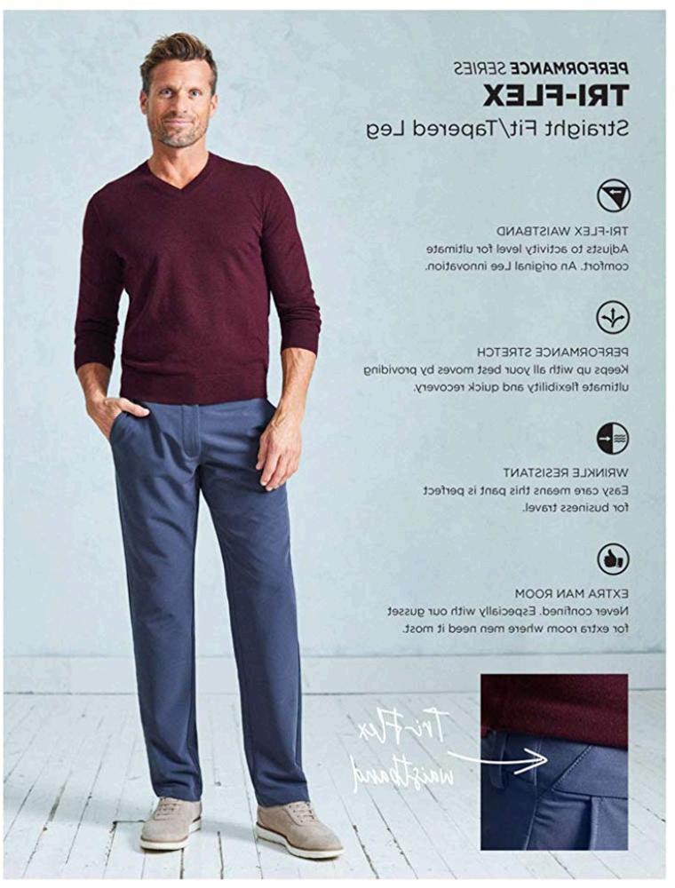 LEE Men's Performance Series Tri-Flex No Iron Relaxed, Dark Gray, Size 38W x 32L | eBay