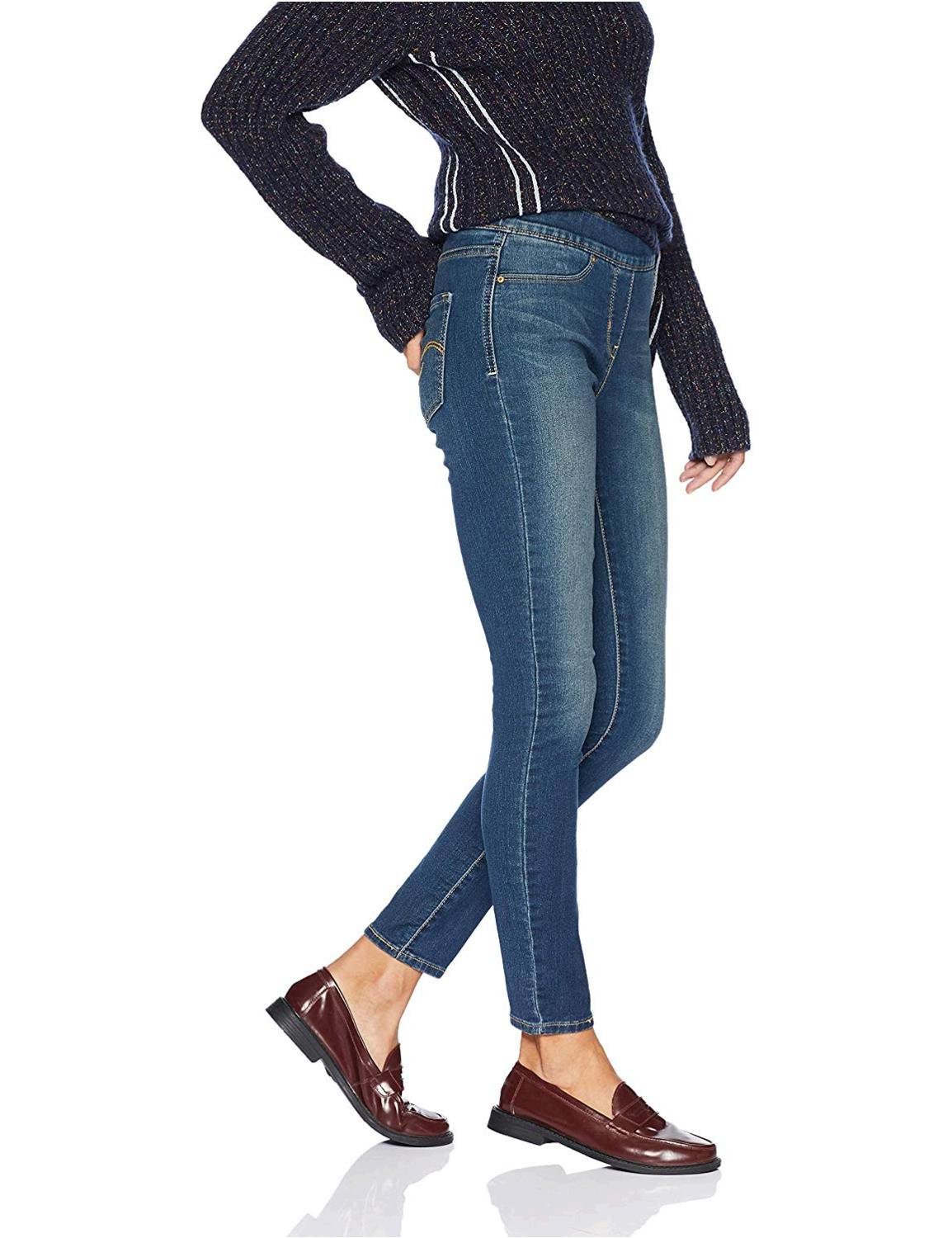 signature by levi strauss co totally shaping pull on skinny jeans