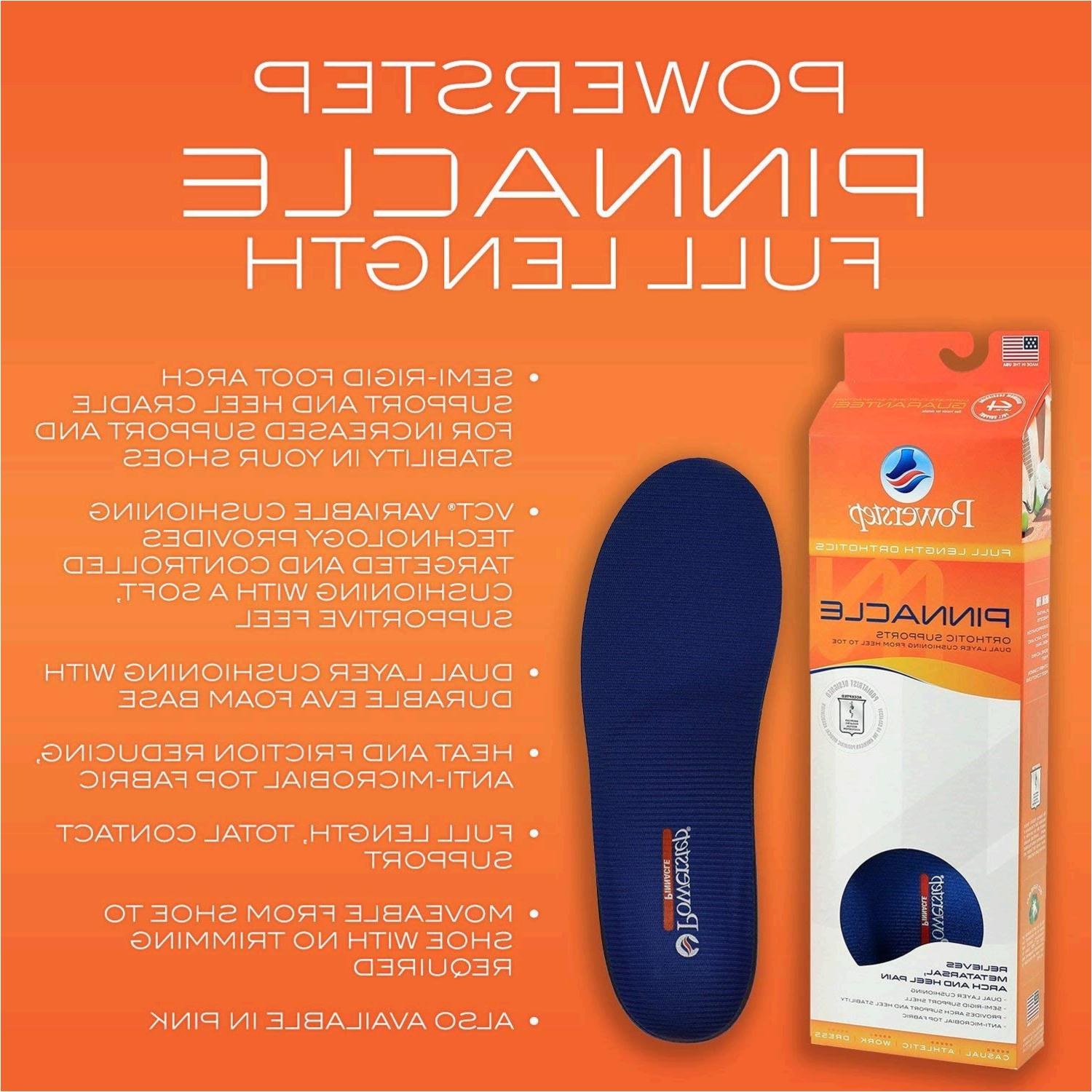 Powerstep MensAdult Pinnacle, Blue,, Blue, Size Men's 33.5, Women's 5