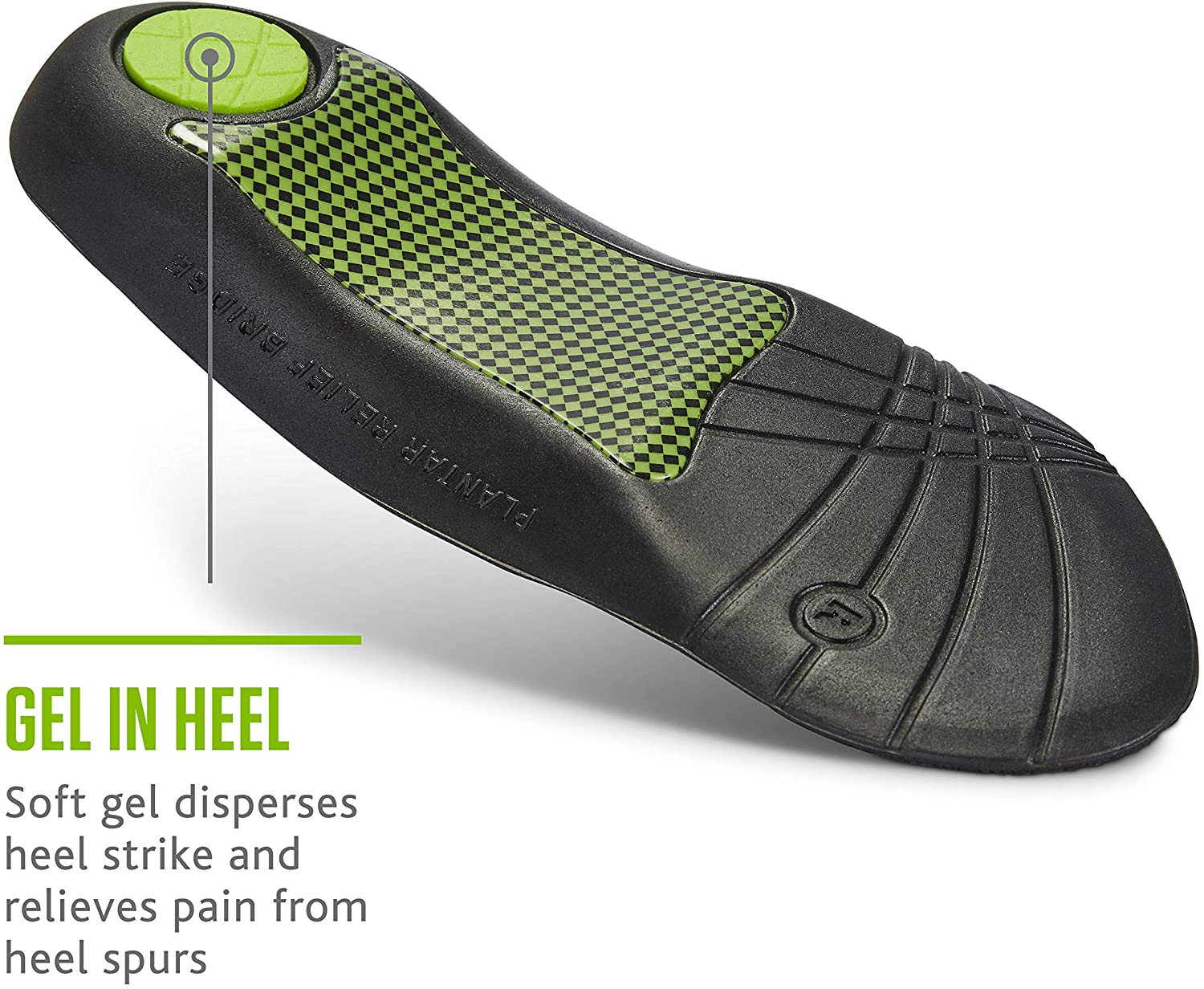 Sof Sole Insoles Men�s PLANTAR FASCIA Support 3/4 Length