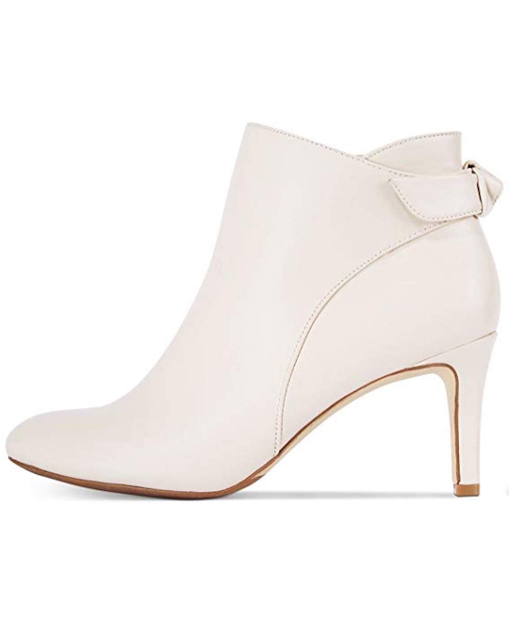 Alfani Womens fawwn Closed Toe Ankle Fashion Boots, Ivory ...