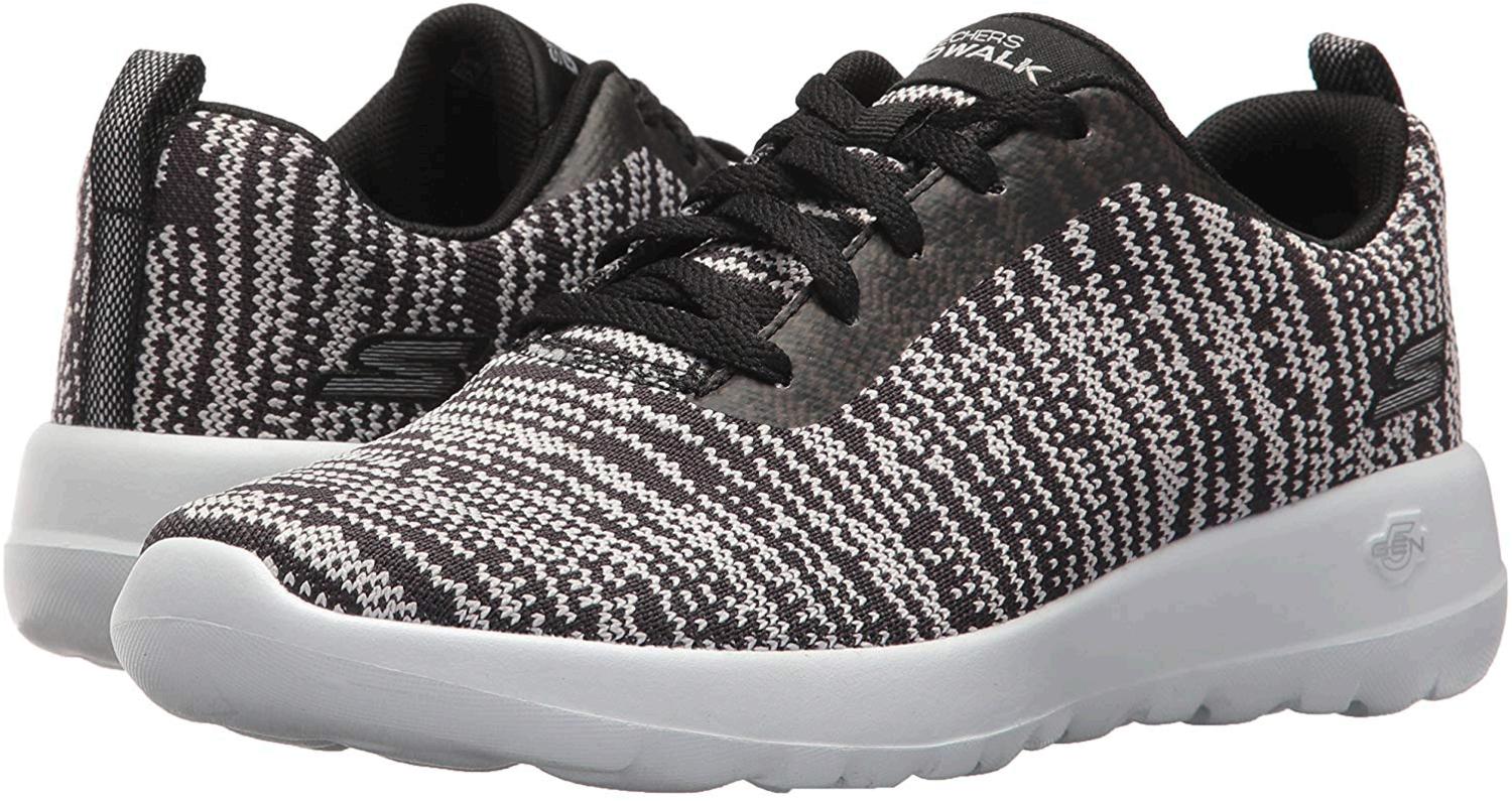 skechers go walk joy lace up black
