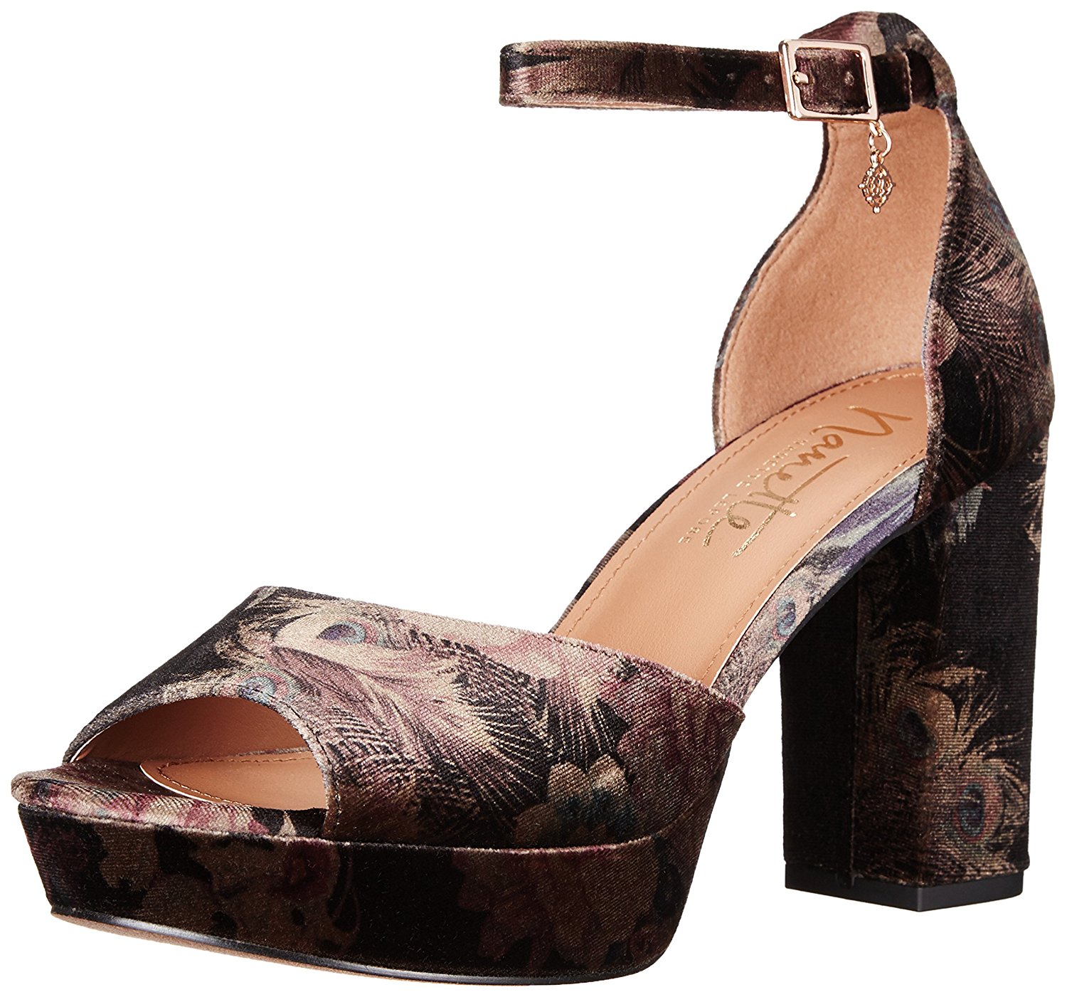 Nanette Lepore Womens ViolaN Fabric Open Toe Special BlackMulti Size 90 Nanette Lepore Womens ViolaN Fabric Open Toe Special BlackMulti Size 90