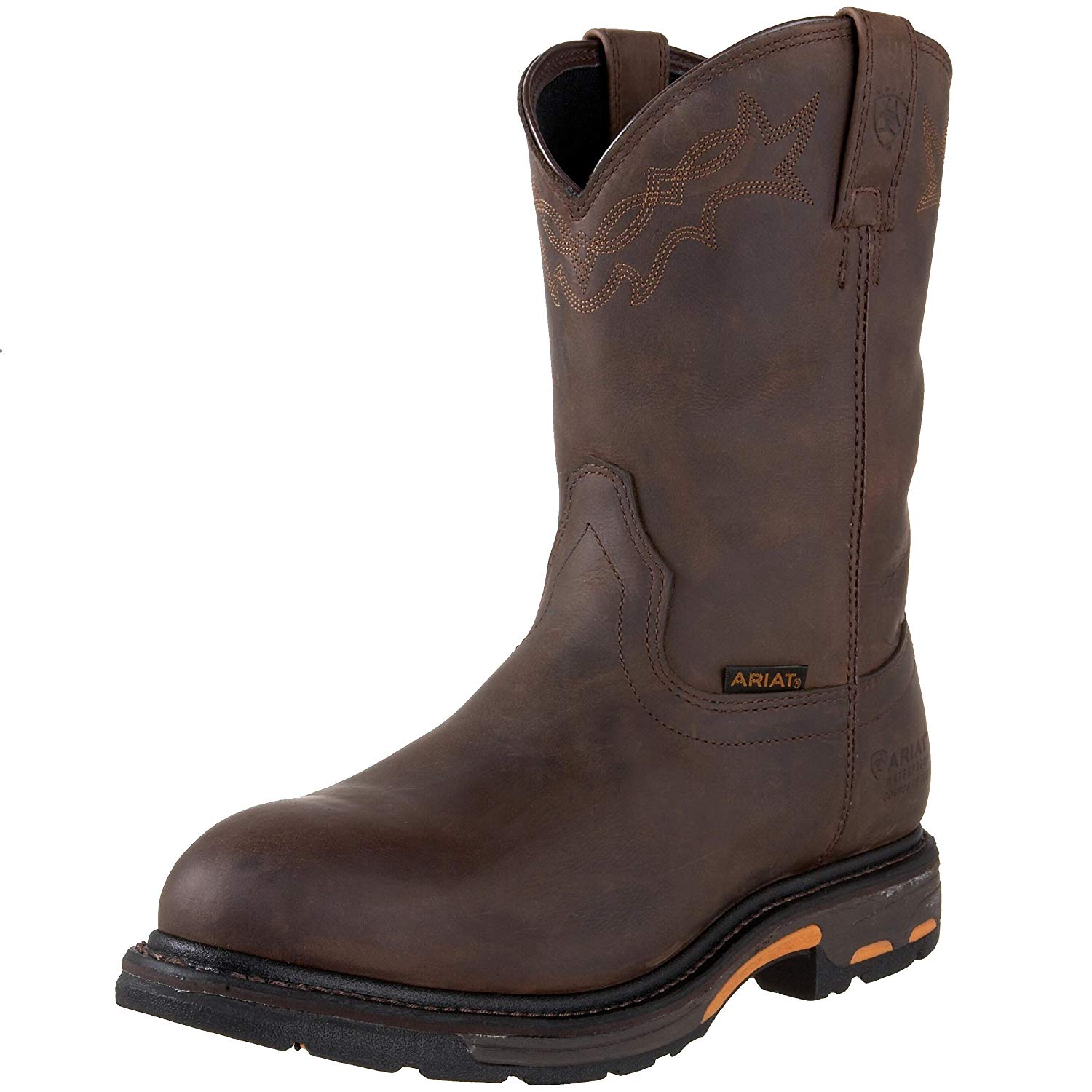 ariat workhog composite toe lace up