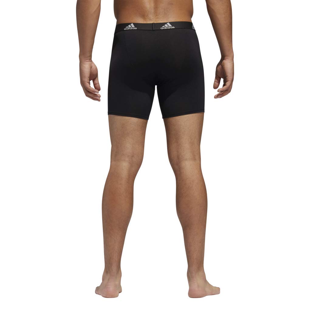 adidas Men's Climalite Boxer Briefs Underwear (3Pack),, Black, Size