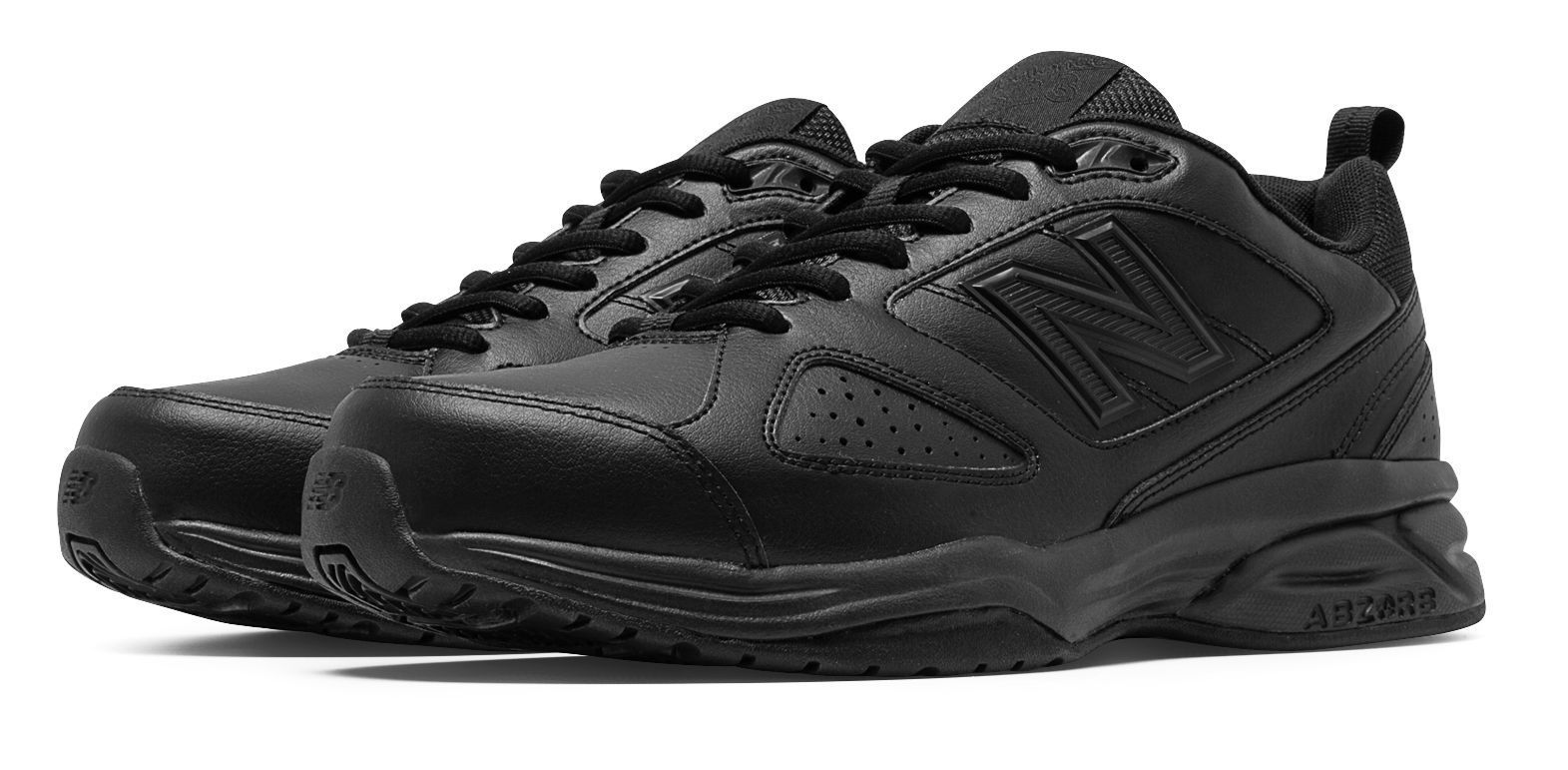 New Balance Mens MX623AB3 Low Top Lace Up Running Sneaker Black Size