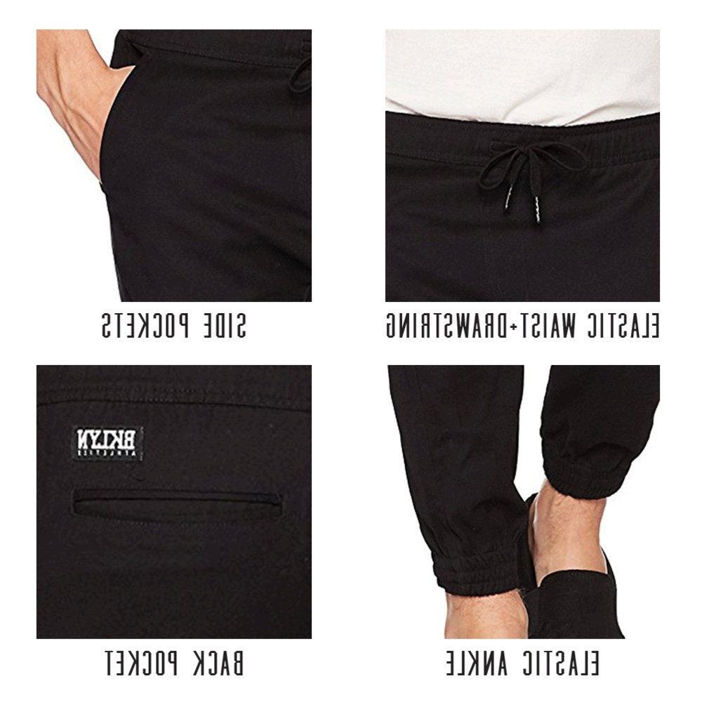 brooklyn athletics twill jogger pants