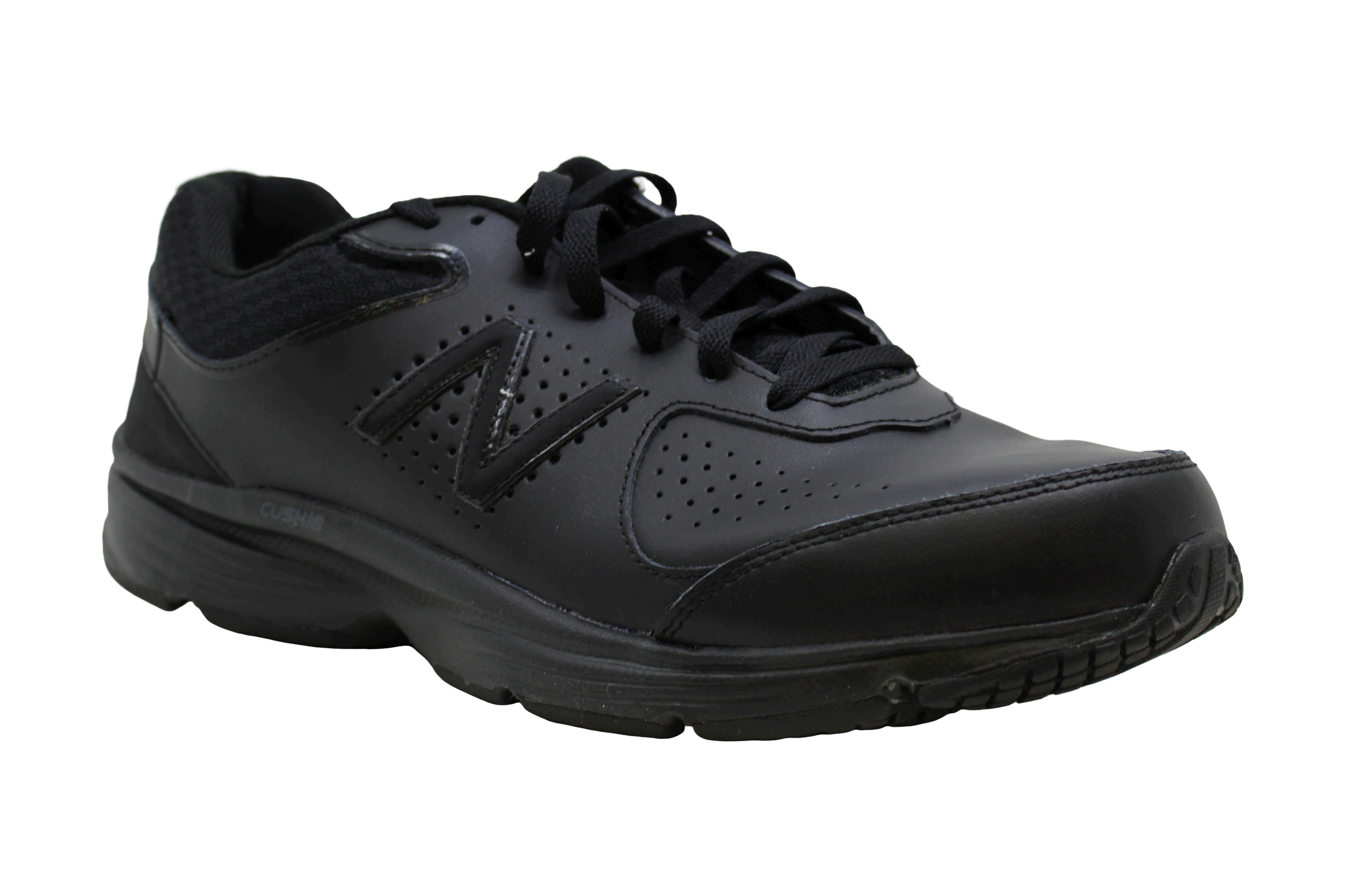 New Balance Womens 411 walking Leather Low Top Lace Up Walking, Black ...