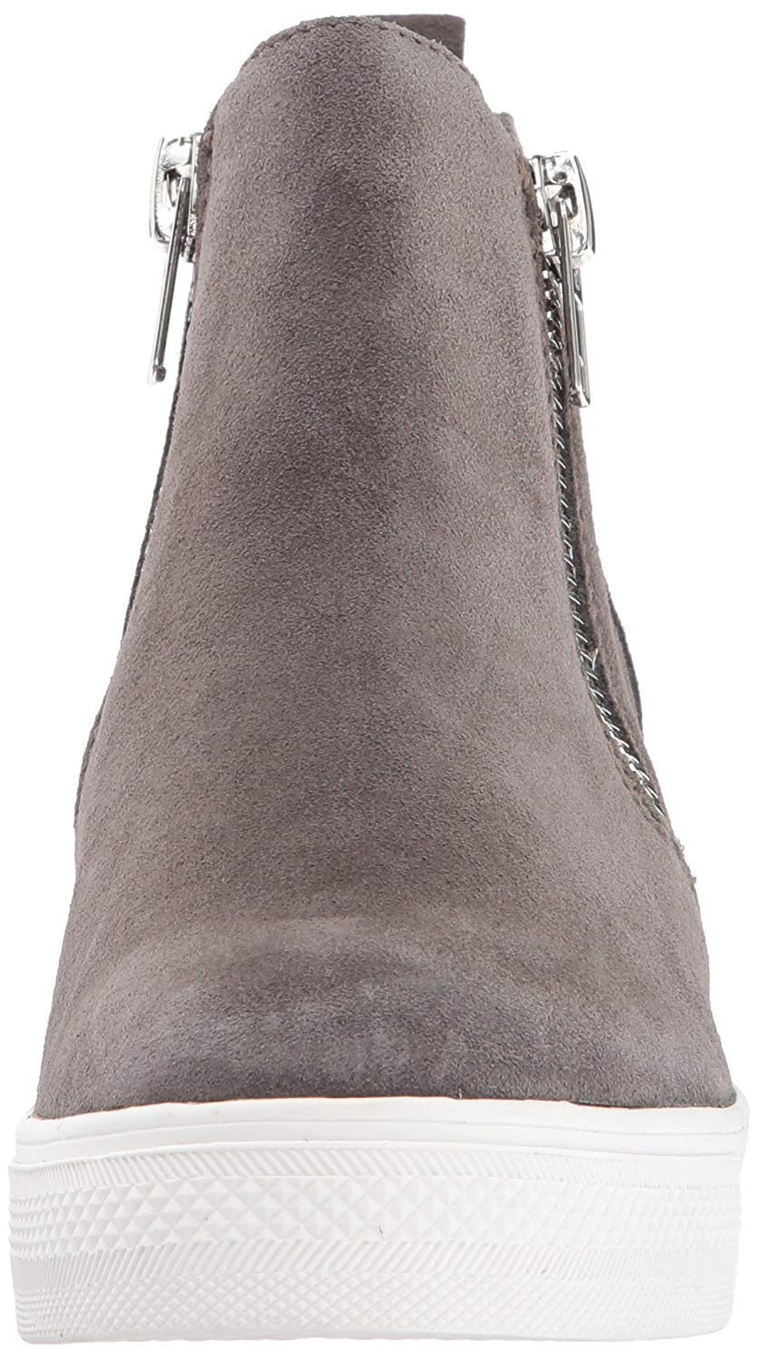wedgie grey suede
