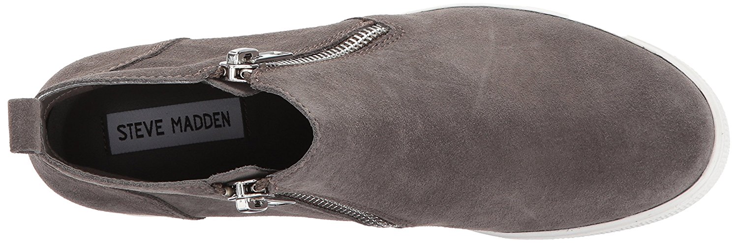 wedgie grey suede