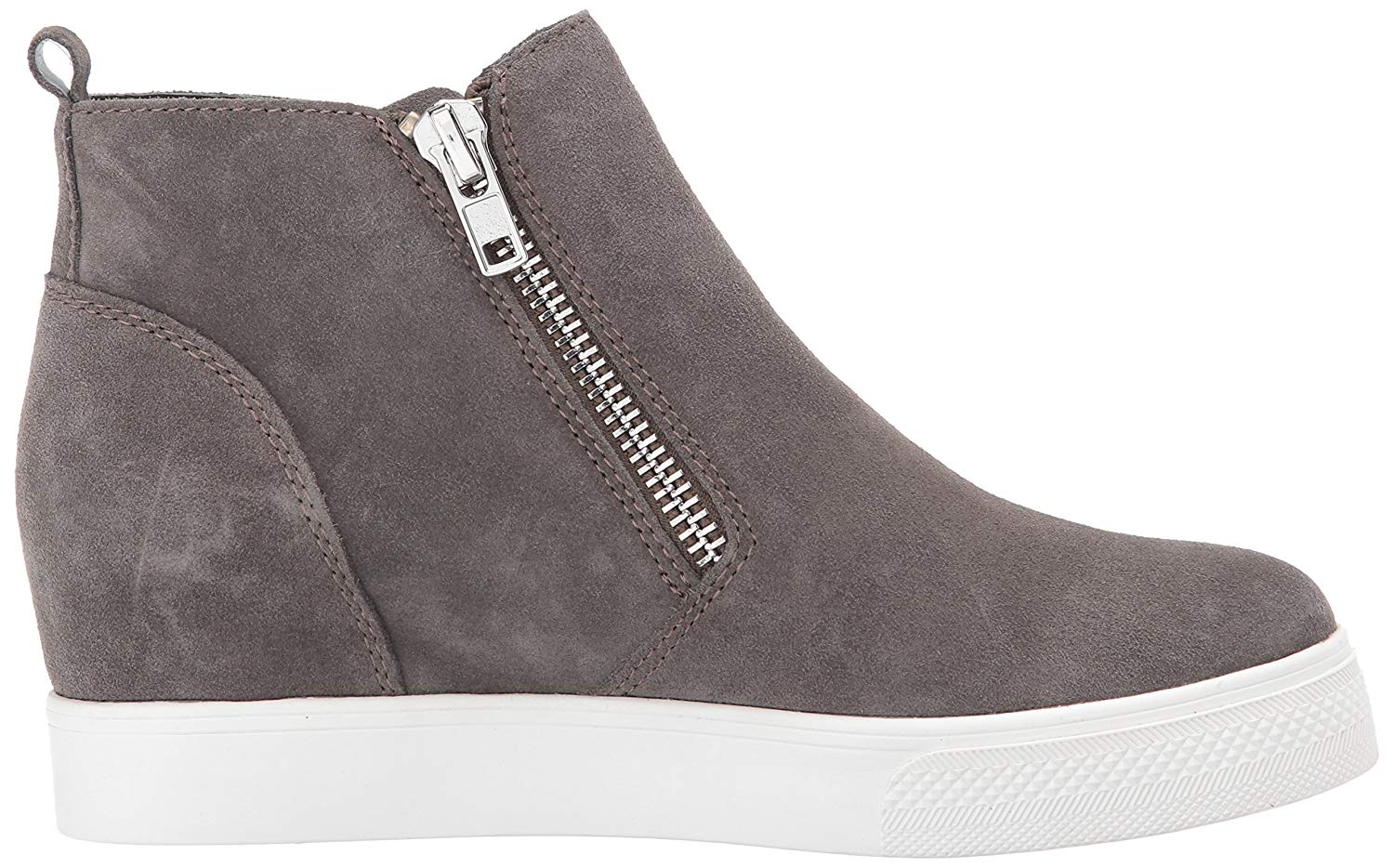 wedgie grey suede