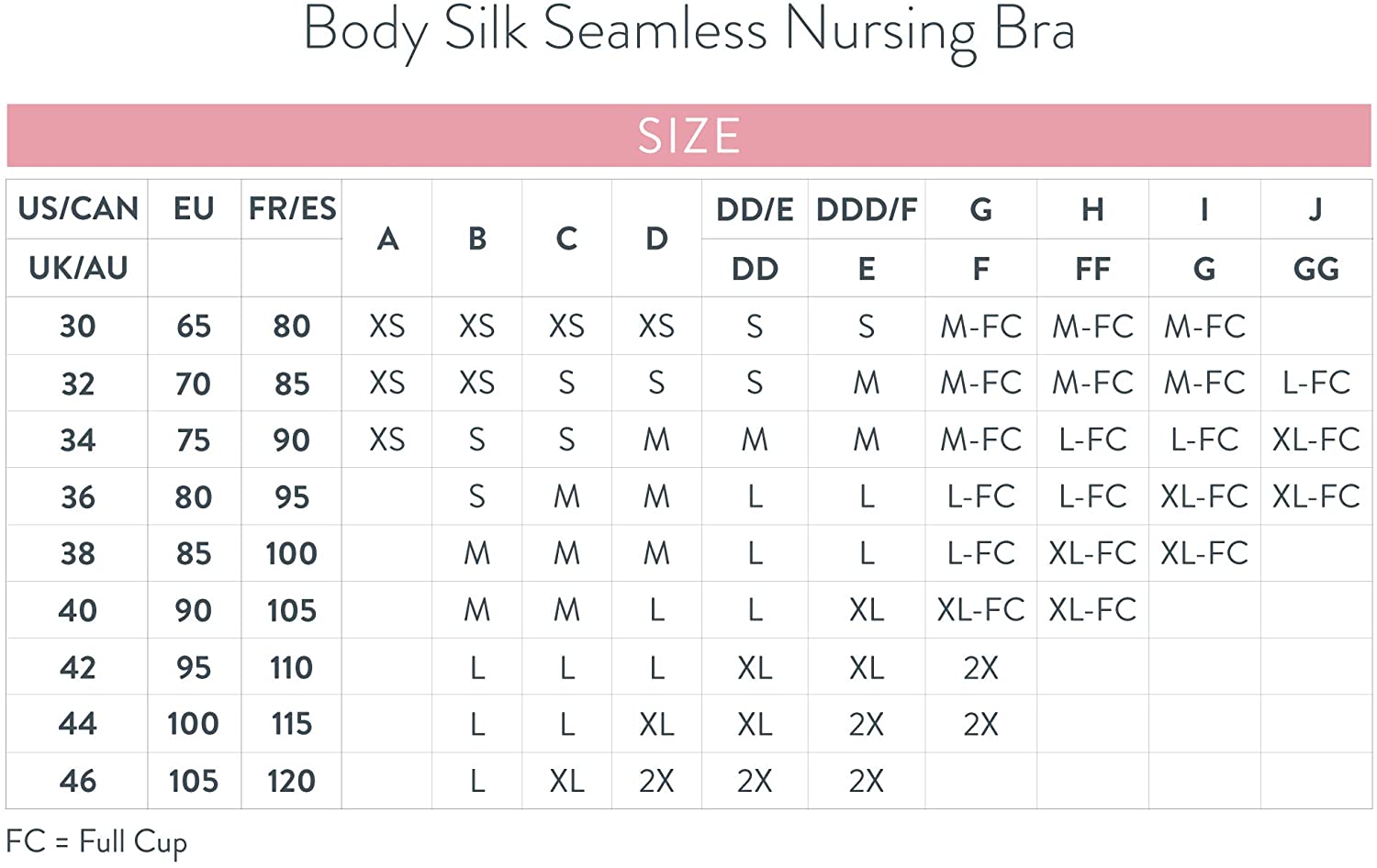 BRAVADO! DESIGNS Body Silk Seamless Wireless, Dusted Peony, Size XX ...