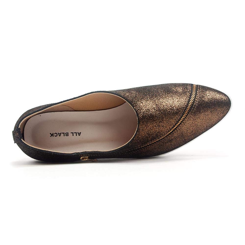 All Black Women's Shoes 188022 Low Top Slip On Fashion Sneakers, Black