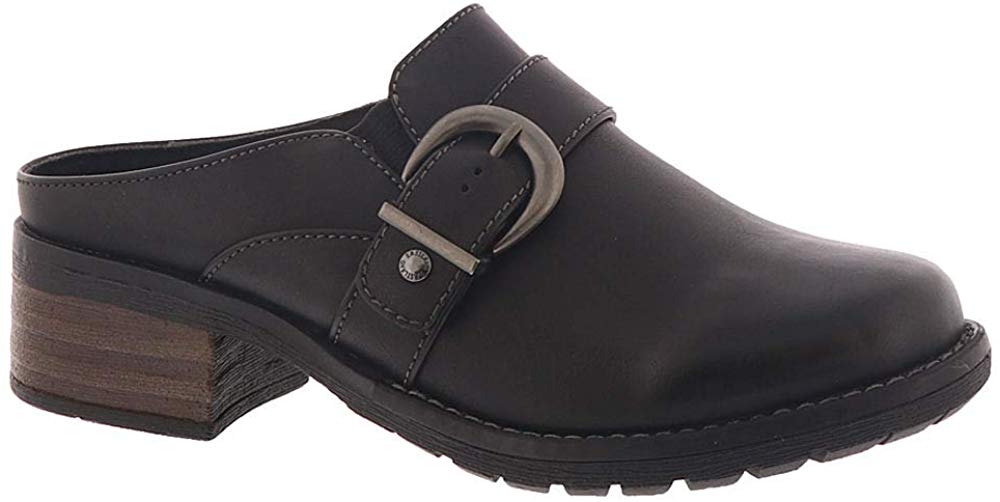 eastland leather mules