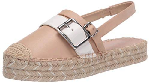 karl lagerfeld paris carin leather espadrille wedge sandals