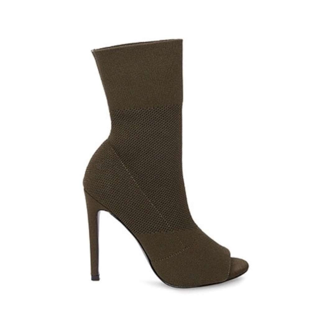 Steve Madden Para Mujer Kristi Tela Peep Toe mitad de la Pantorrilla Moda, Oliva, Talla 9.5 Steve Madden Para Mujer Kristi Tela Peep Peep Tela Toe mitad de la Pantorrilla Moda, Oliva, Talla 9.5 bba8ec