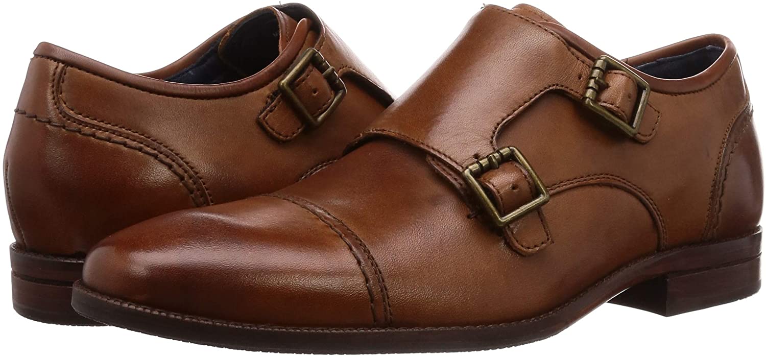 cole haan double monk british tan