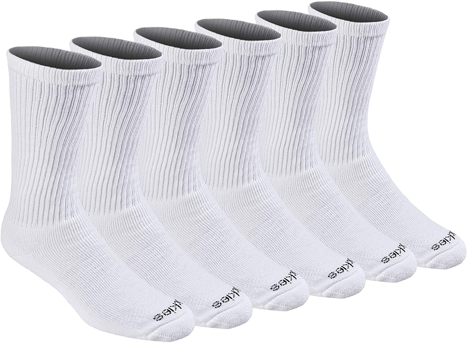 Dickies Men's Dri-tech Moisture Control Crew Socks Multipack, White ...