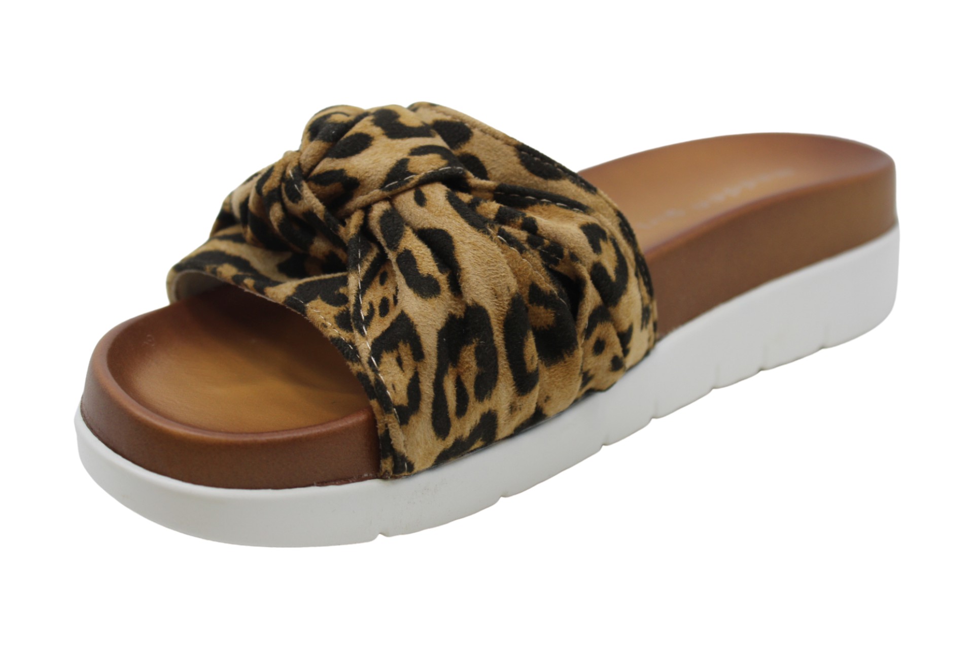 Madden Girl Womens Umma Fabric Open Toe Casual Slide Sandals, Leopard, Size 6.0 | eBay