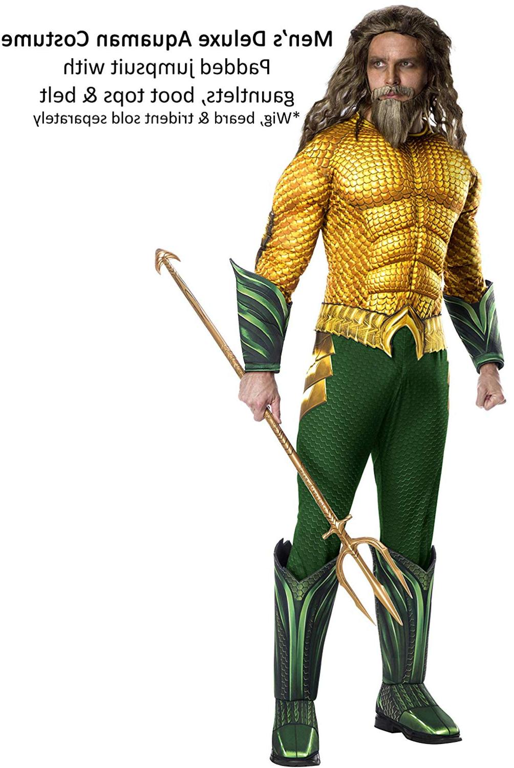 Rubie S Men S Movie Adult Aquaman Deluxe Costume As As Shown Size Standard Ebay