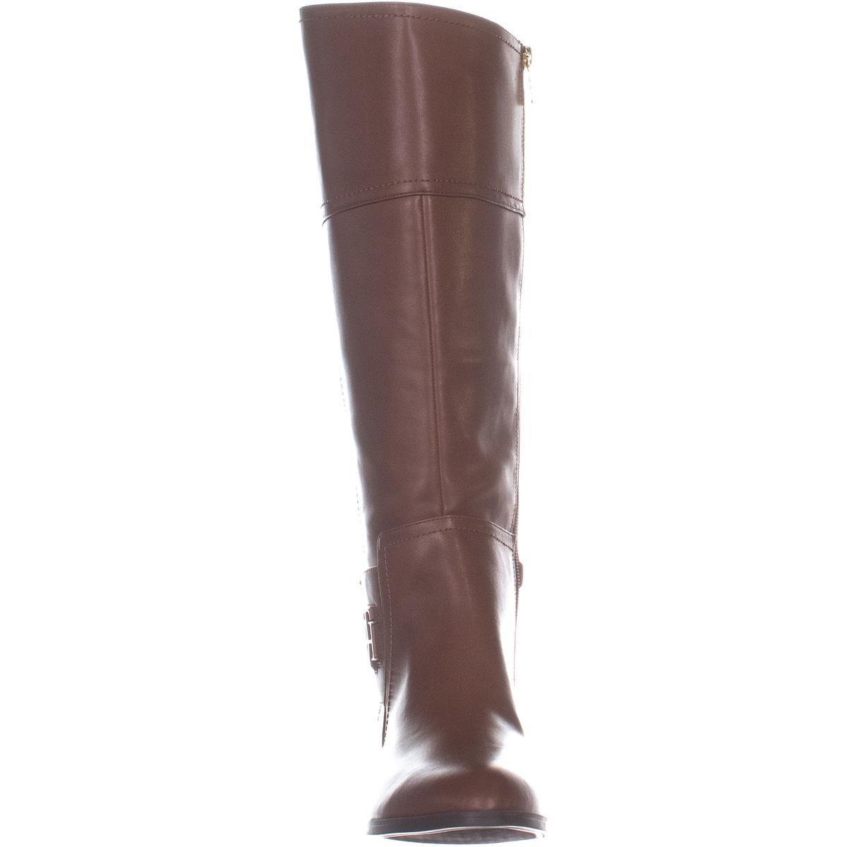 Tommy Hilfiger Womens Merritt Almond Toe Knee High Fashion Boots 