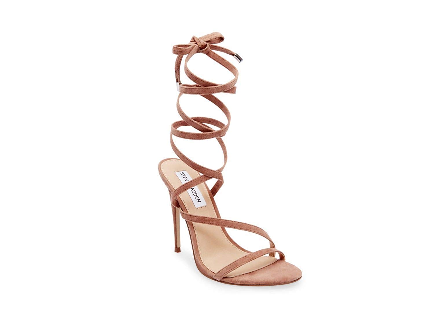 steve madden tan suede platform stiletto heeled sandals
