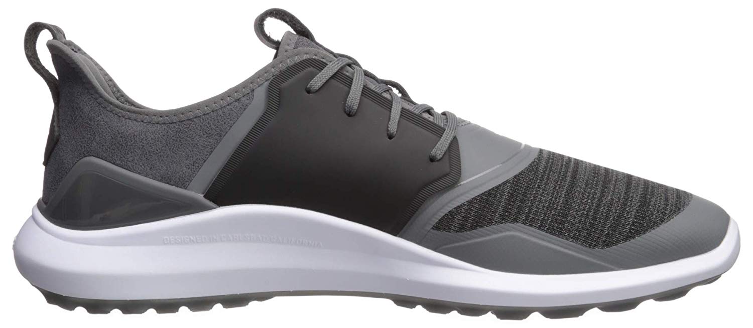 puma round toe lace up sneakers black