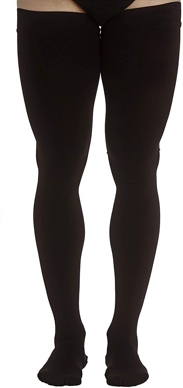 thigh high compression stockings for men help