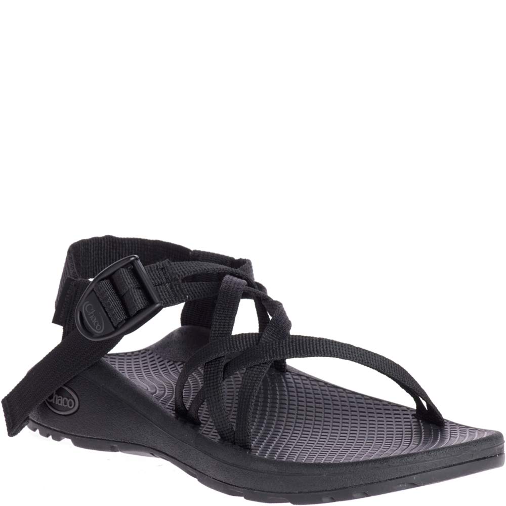 Chaco Womens Zcloud X Open Toe Casual Strappy Sandals, Solid Black ...