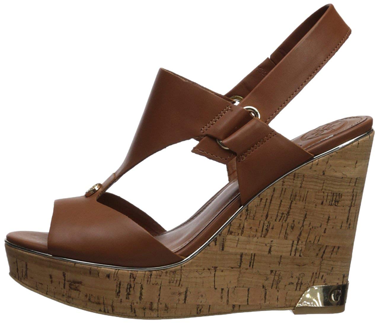 guess tan sandals