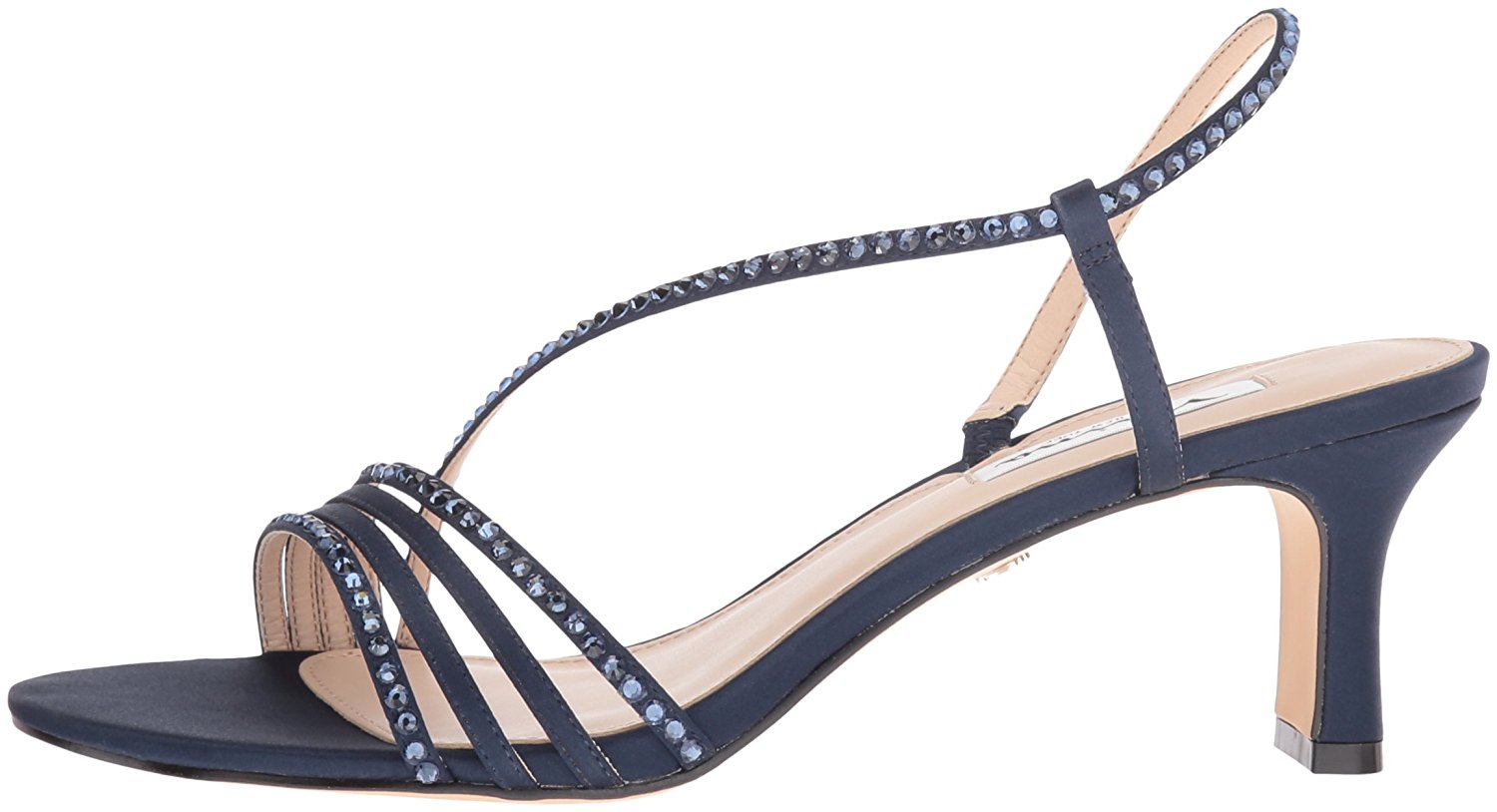 Nina Womens Gerri Open Toe Formal Slingback Sandals Black Size 110 Nina Womens Gerri Open Toe Formal Slingback Sandals Black Size 110