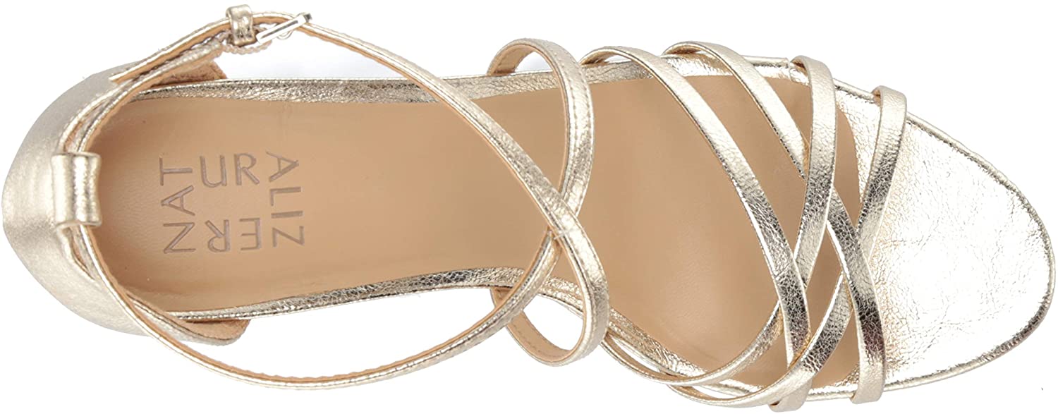 naturalizer gold sandals