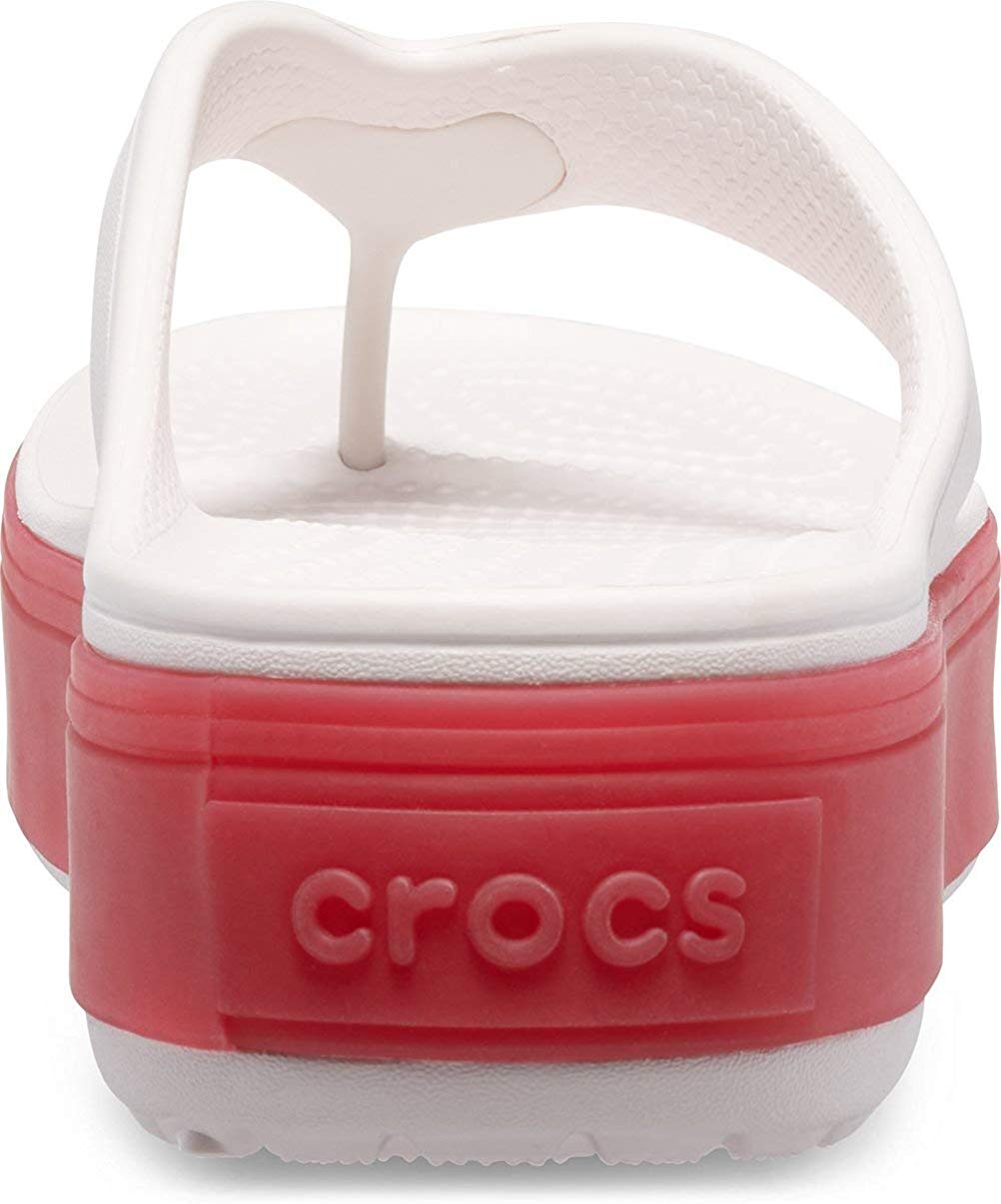 crocs women's crocband platform flip flop