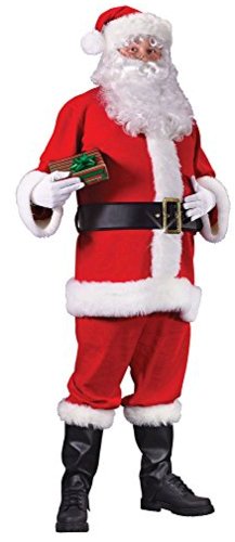 Fun World Costumes Men's Adult Promotional Flanel Santa ...