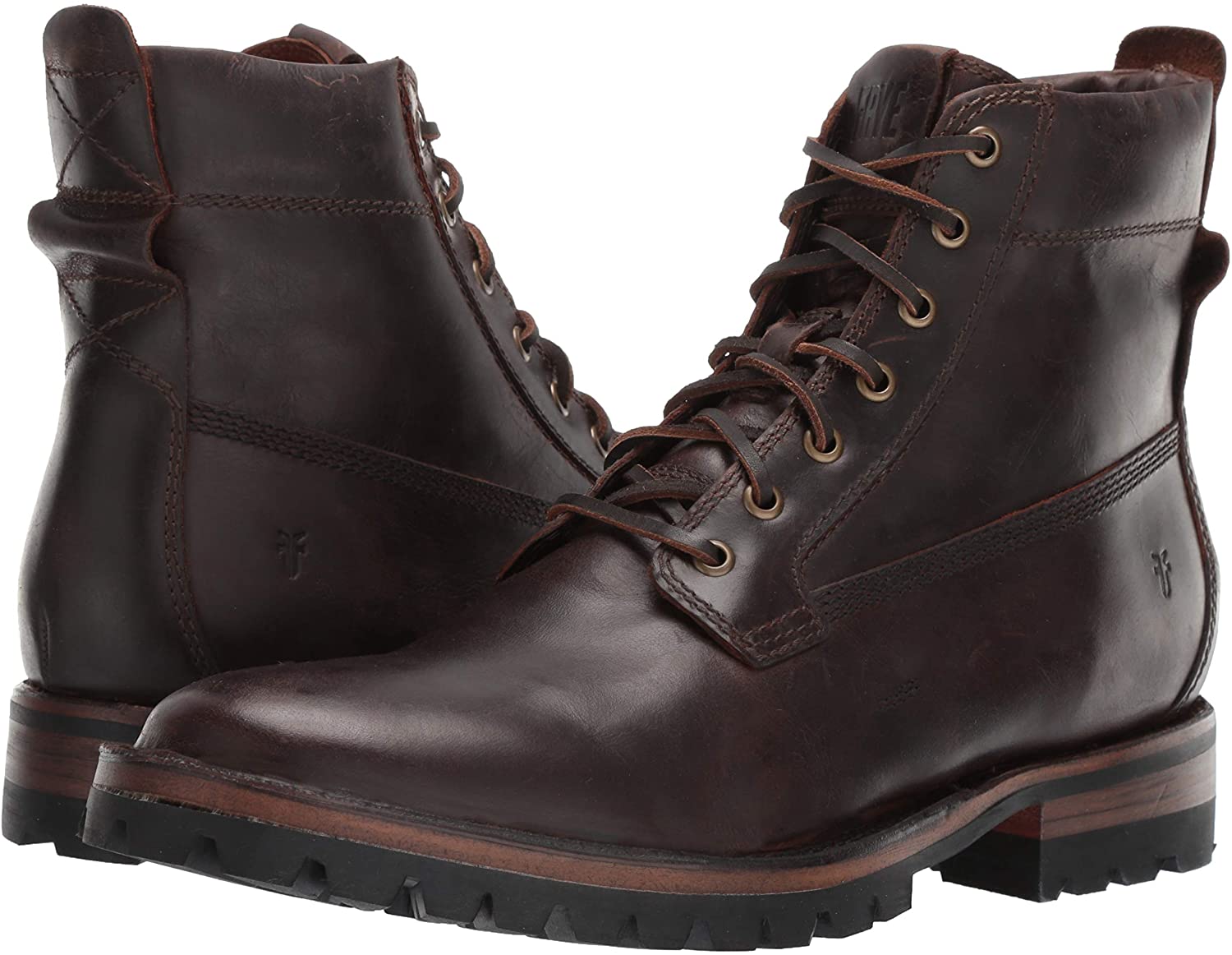 Frye Men's Union Workboot Construction Boot, Dark Brown, Size 10.5 JaM2 ...