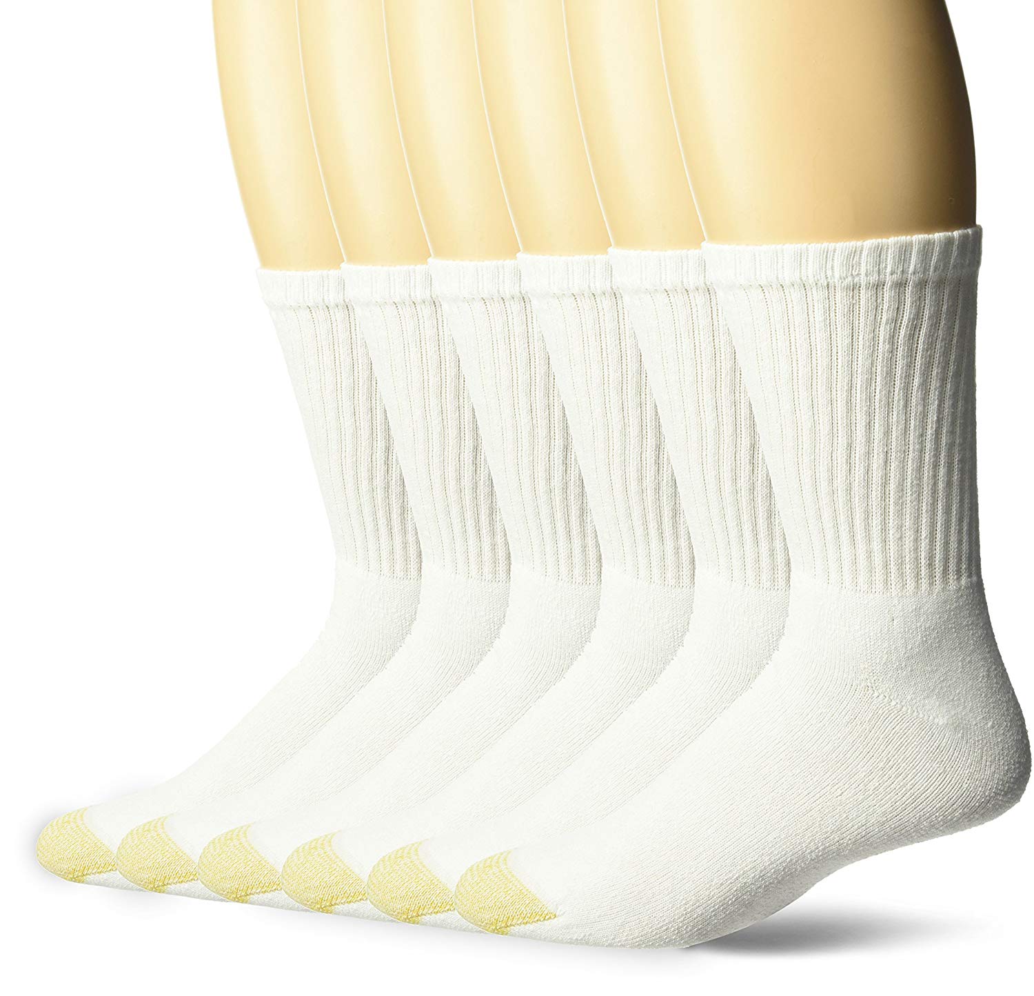 Download Gold Toe Men's Cushioned Cotton Short Crew Socks, 6-Pack ...