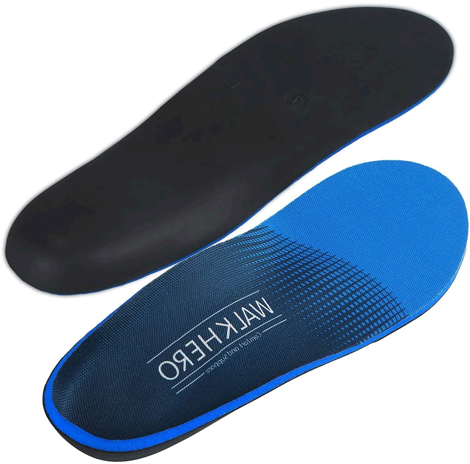 Plantar Fasciitis Feet Insoles Arch, Blue, Size 1414.5