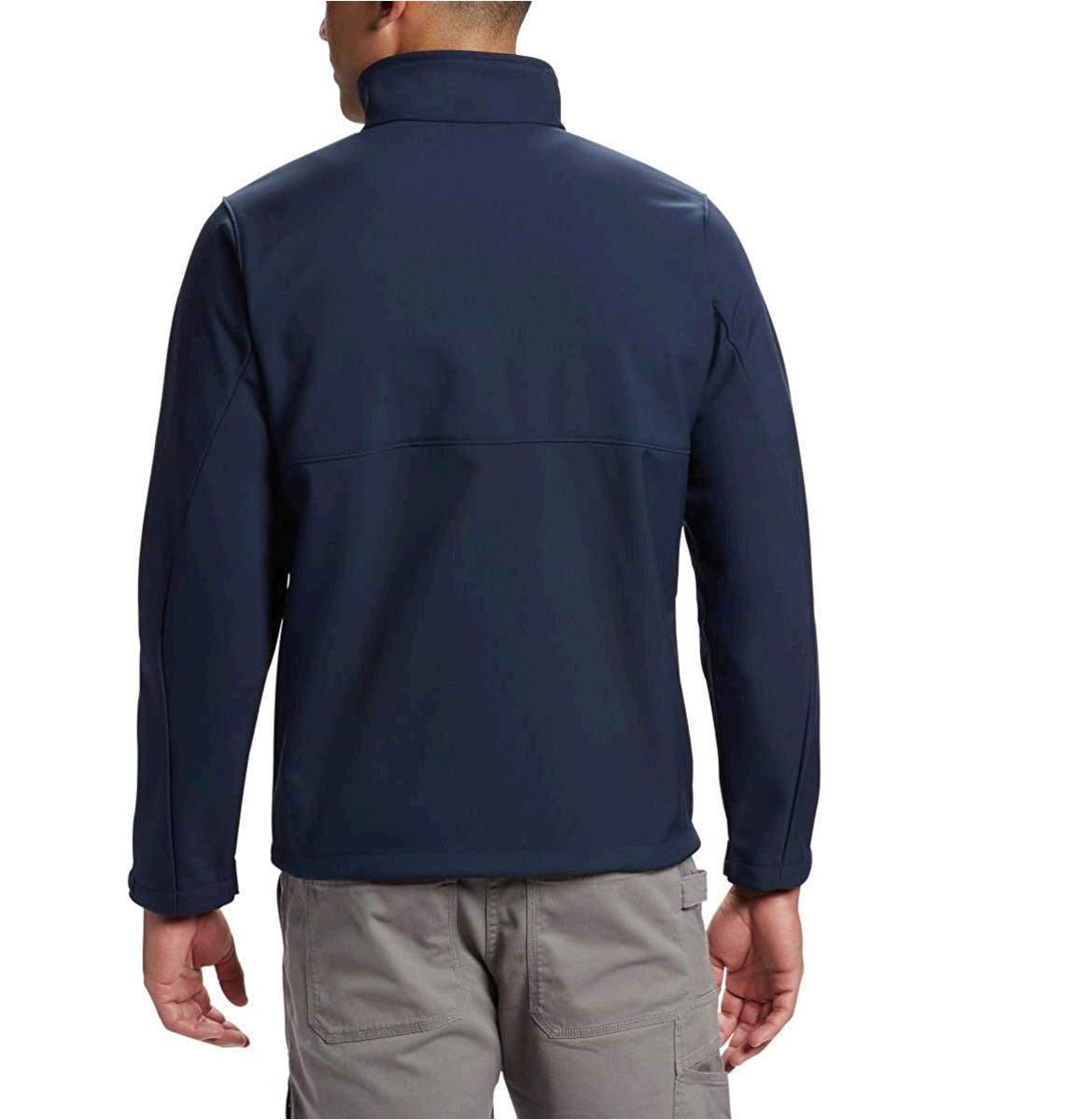 Columbia Men's Ascender Softshell Jacket, Water &, Collegiate Navy ...