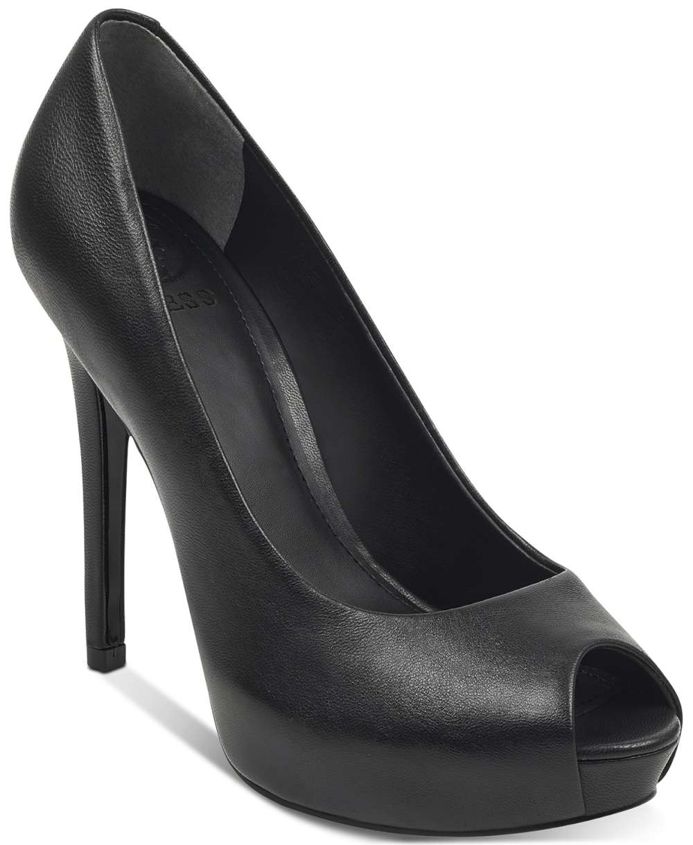 guess honora peep toe