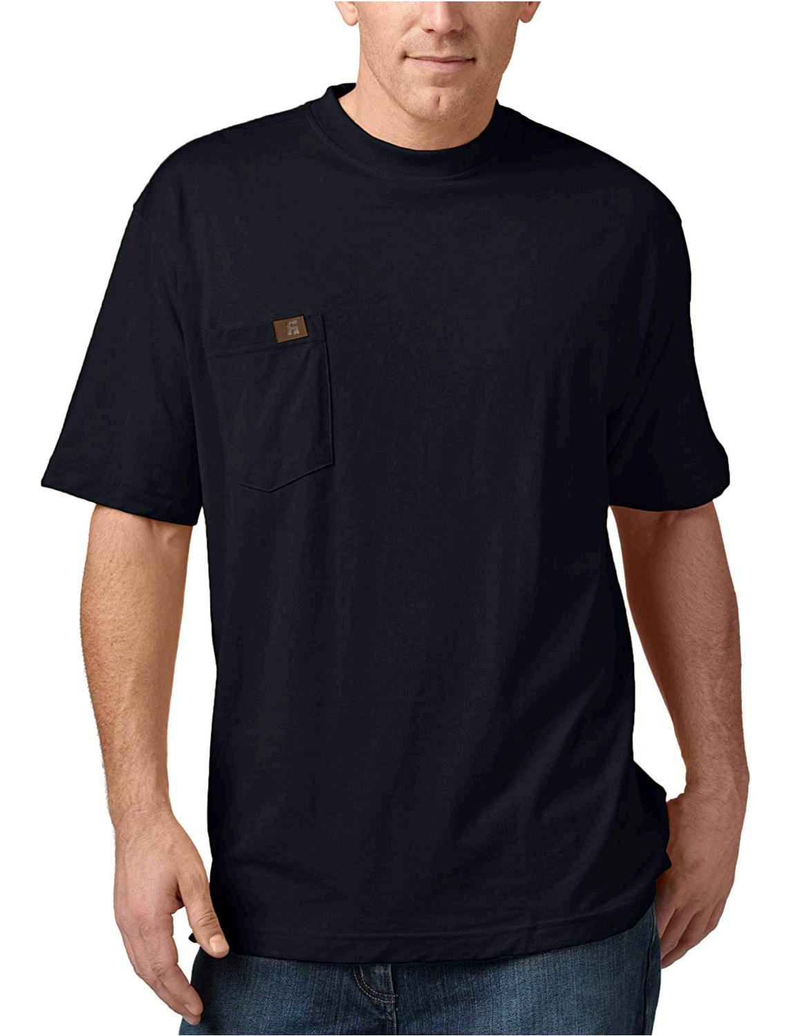 RIGGS WORKWEAR by Wrangler Men's Pocket T-Shirt, Navy,, Navy, Size XX ...