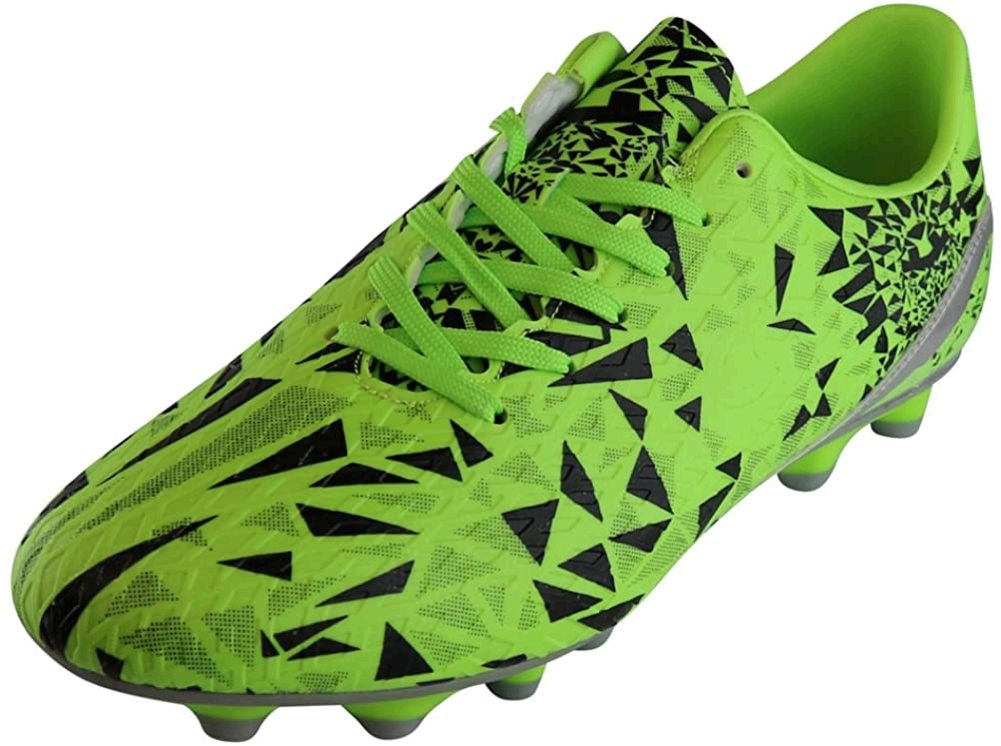 green molded cleats