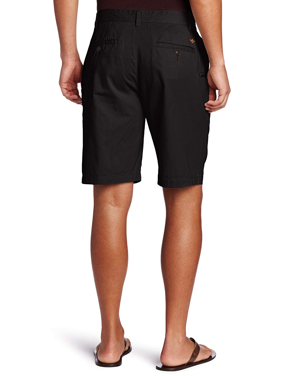 black docker shorts