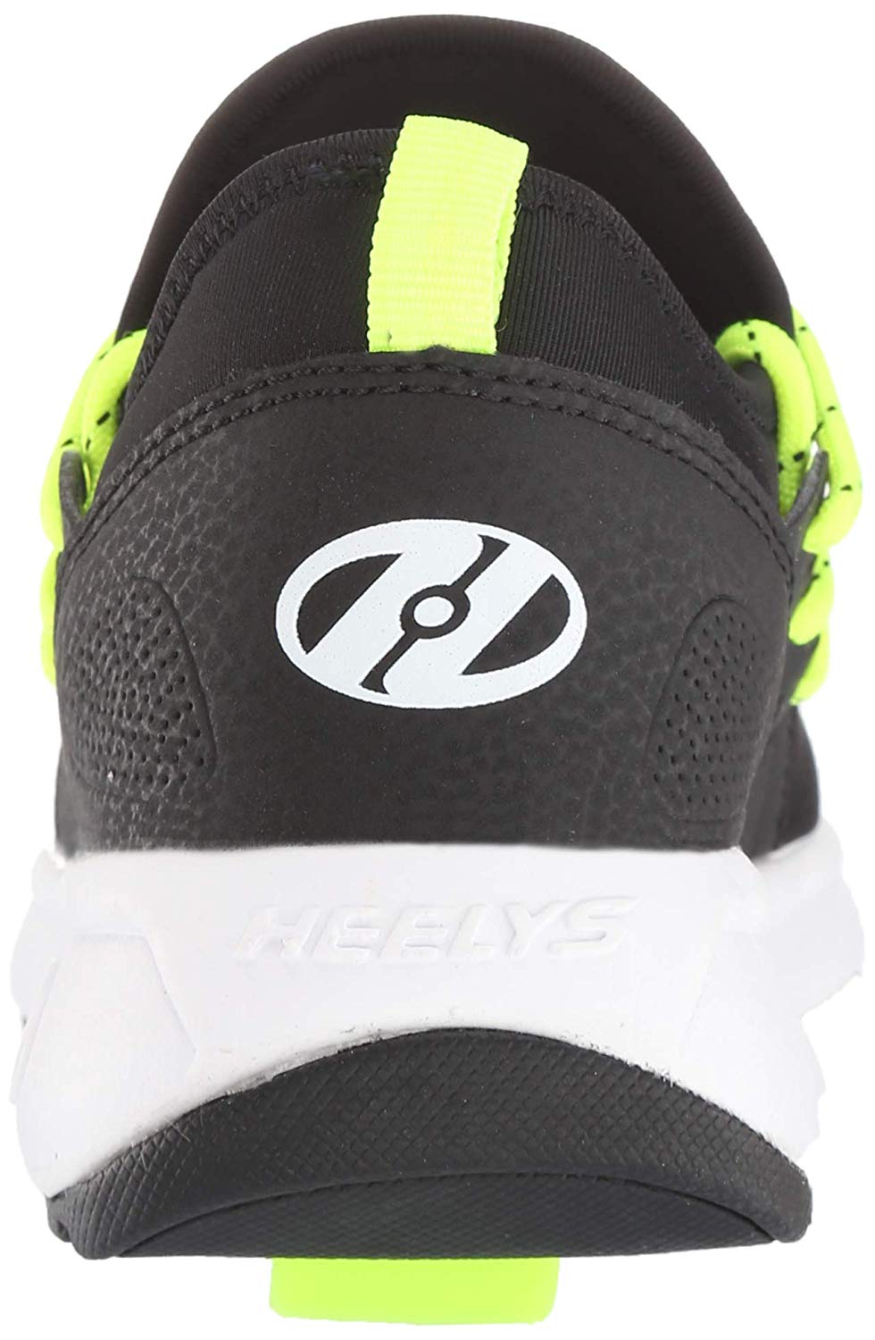 Kids Heelys Girls HE10046H Low Top Lace Up Trail, Black/Bright Yellow