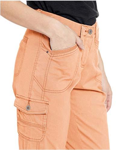 lee women's petite flex to go cargo capri pant