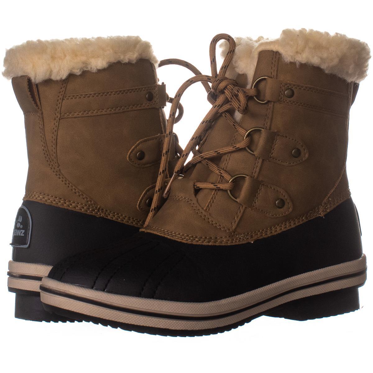 Bearpaw Womens Gina Closed Toe Ankle Cold Weather Boots, Hickory, Size ...